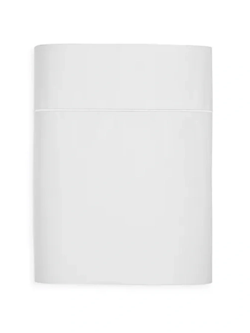 Hudson Park Collection 500TC Pima Cotton Sateen Flat Sheet Queen White